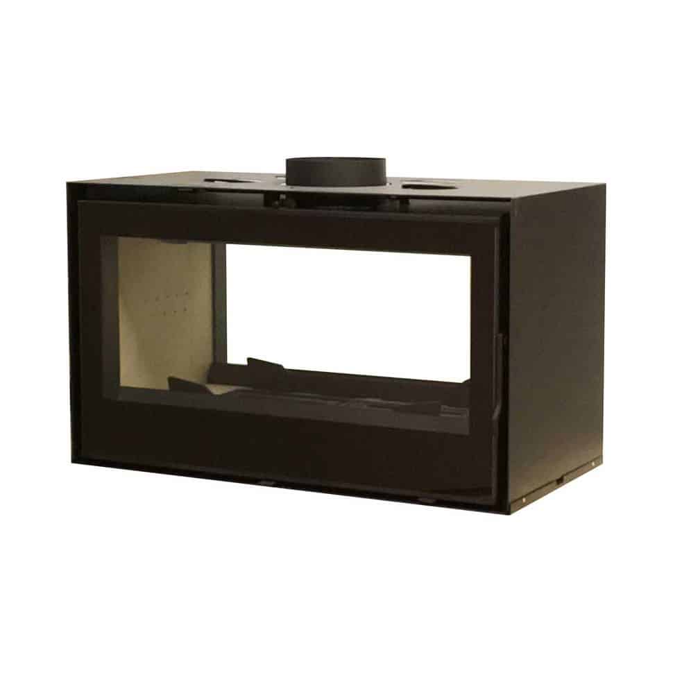 Insert à bois Axis 1000 double face vitre sérigraphiée