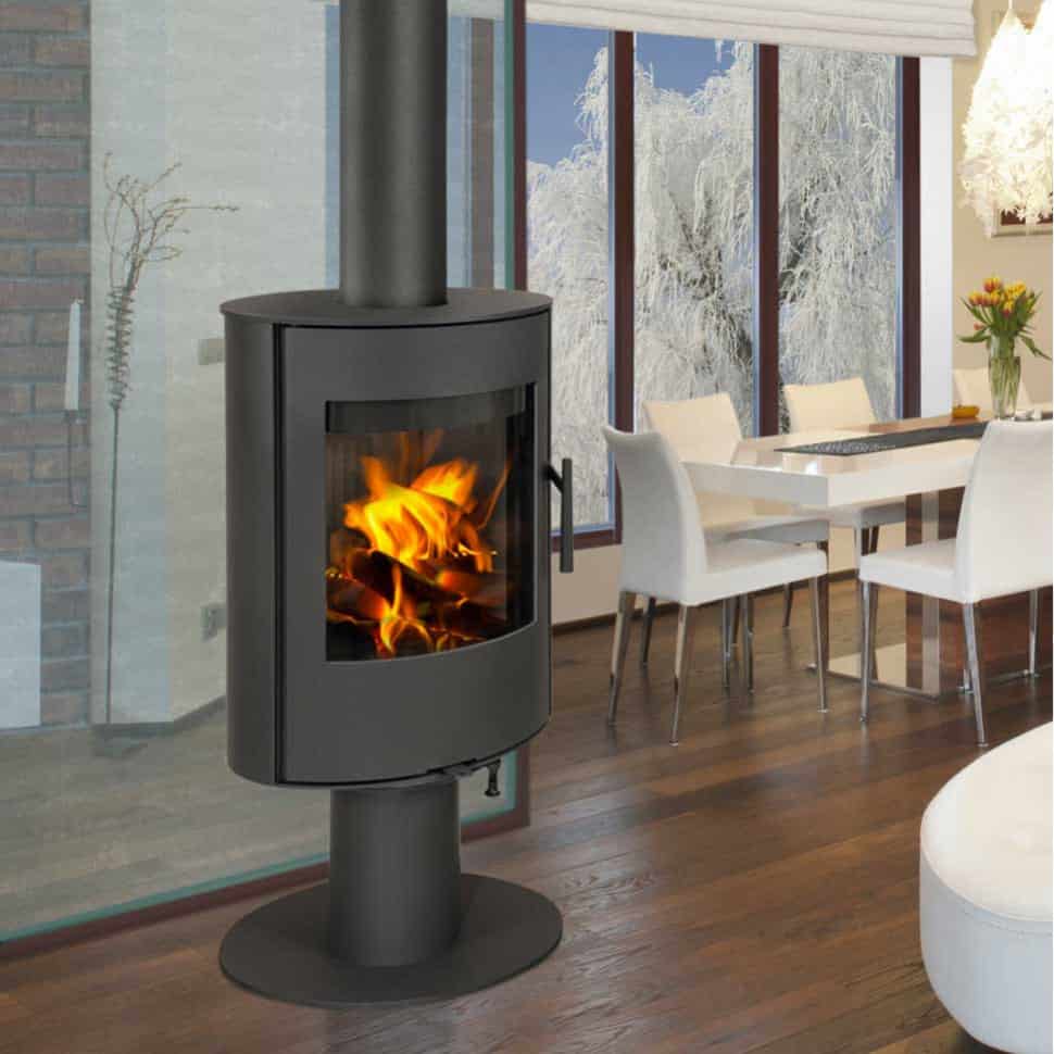 Poêles à bois Romotop Evora T pivotant à 360° chez www.solutionpoele.fr — free download