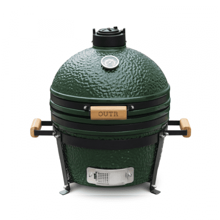 Barbecue KAMADO 40 médium en céramique émaillée vert, gris ou menthe