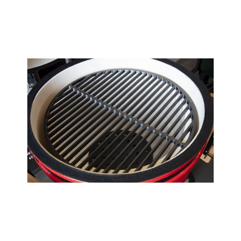 Grille en fonte pour barbecues kamado