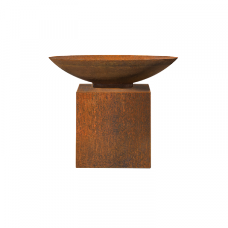 Braséro 80cm sur socle en acier Corten