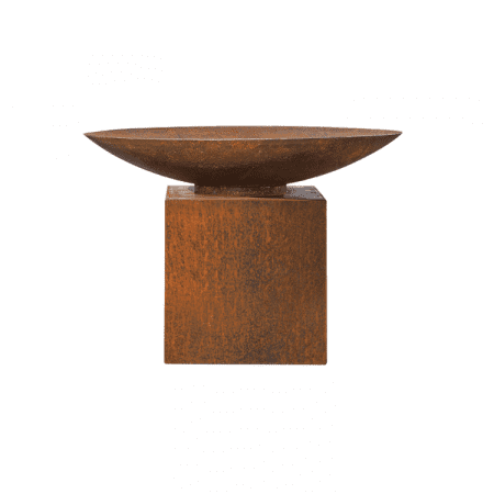 Braséro 100cm sur socle en acier Corten