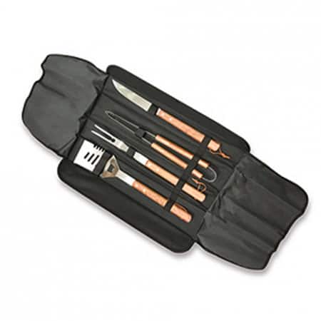 Malette d'accessoires de cuisson pour barbecues et planchas