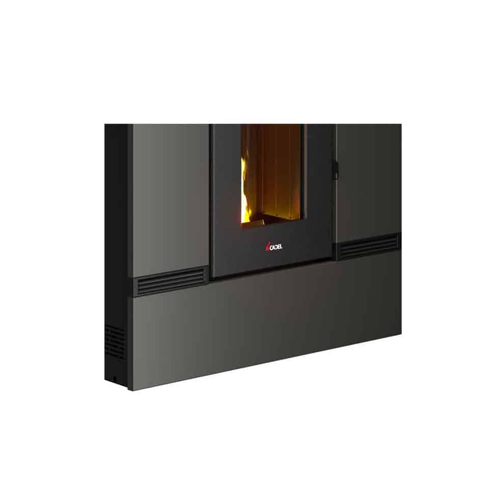 Poêle à Granulés CADEL PRINCE PLUS 11 Canalisé - 12 KW, Chauffe Jusqu'à 264 M³, Prêt à Livrer