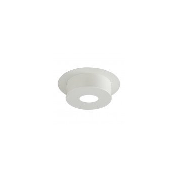 Cache raccord ventilé rond Ø100 petit modèle laqué blanc