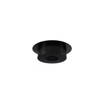 Cache raccord ventilé rond Ø150 petit modèle laqué noir