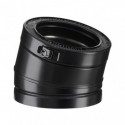 Coude de raccordement Poujoulat 15° EC 15-180 TI Noir Mat