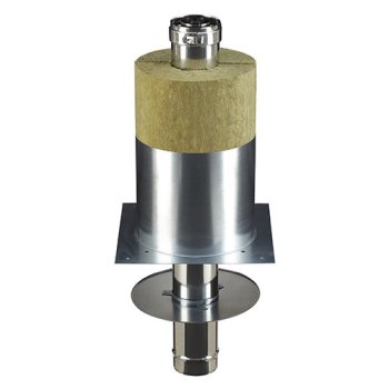 Kit pour la traversée de plafond en conduit PGI KTPL 100/150PGI NOIR