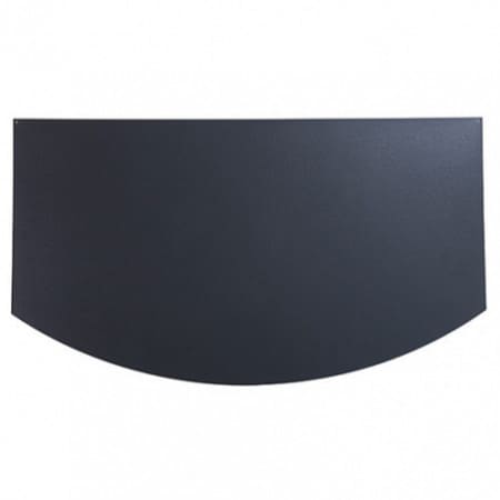 Plaque de protection sol pour poêles 79 x 79 cm Noire Carrée Acier