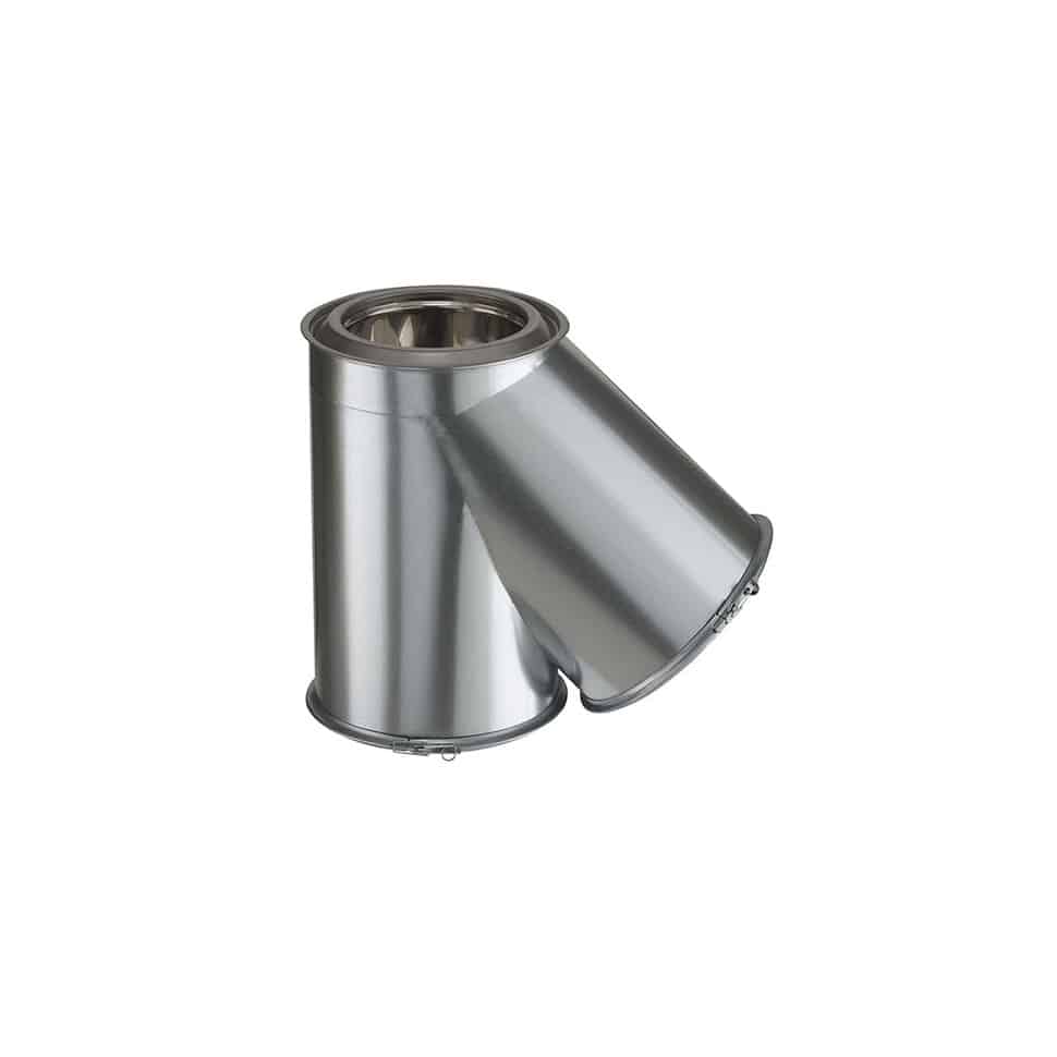 Té 135° Pour conduit de raccordement INOX-GALVA