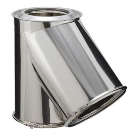 Té 135° Pour conduit de raccordement INOX-INOX