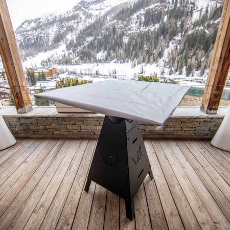 Table modulable plancha-barbecue-braséro Vulx Magma