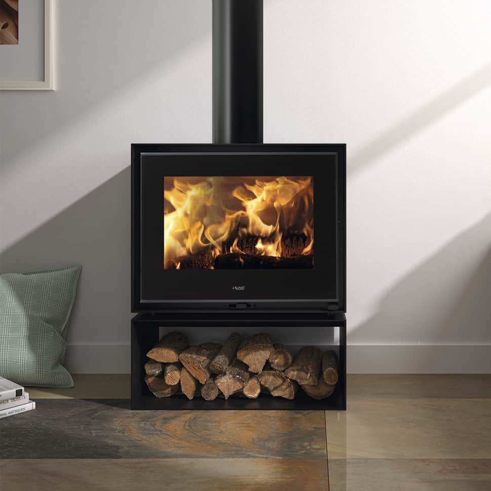 Les produits   Cheminée, poêle - Poêle à bois 7 kW