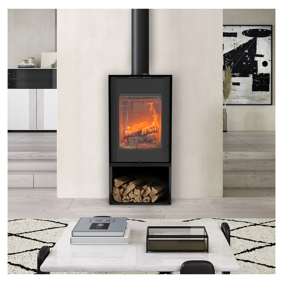 Poêle à bois étanche MODULA SQUARE Style 8,5KW