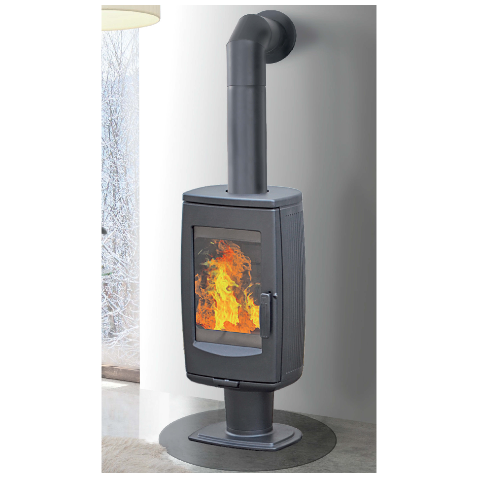 ARIA installé chez vous Poêle à bois 8KW en fonte