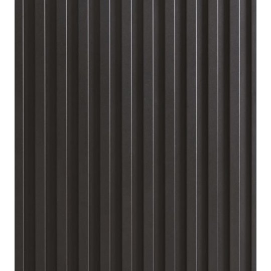 Protection murale noire striée 120cm