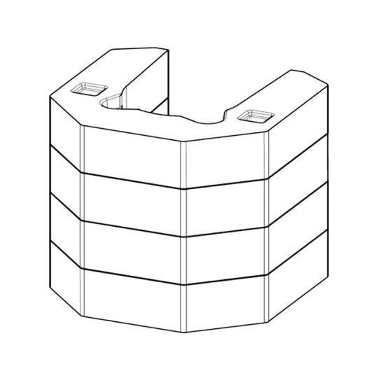 Set d'accumulation Romotop de 44kg