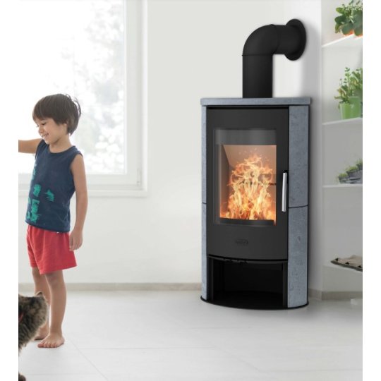 Poêle à bois Basel Pierre Ollaire - 6KW