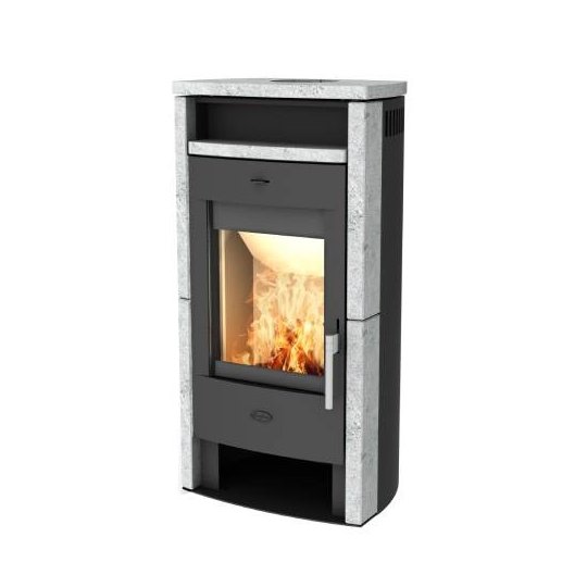 Poêle à bois Basel Pierre Ollaire - 6KW