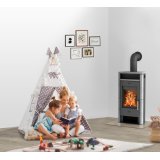 Poêle à bois Basel Pierre Ollaire - 6KW