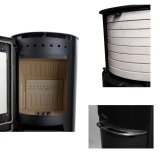 Poêle à bois Aduro 9.7 Lux avec 3 faces vitrées