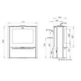 Aduro 15 Lux, poêle à bois pour bûches de 50cm