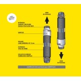 Kit conduit tubage isolé 80mm Slimflex Poujoulat