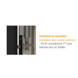 Kit conduit tubage pour poêles à granulés départ plancher
