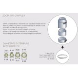 Kit conduit tubage isolé 150mm Slimflex