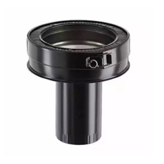 REDUCTION CONIQUE Therminox ø200 vers buse 153mm Noir