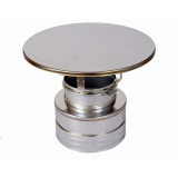 CHAPEAU SIMPLE Ø250 INOX NOIR