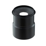 Adaptateur air etanche buse air 60 mm noir