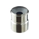 Adaptateur air etanche buse air 60 mm inox