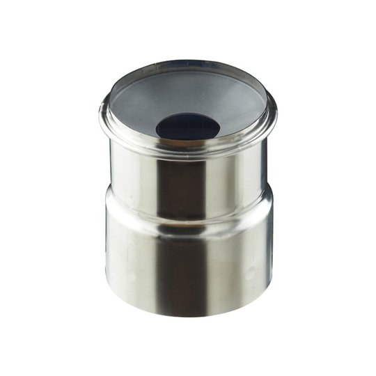Adaptateur air etanche buse air 60 mm inox
