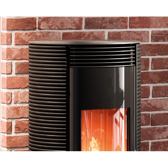 Poêle à granulés SPIN PLUS PS 8,5KW Airtech Fonte noir de Cadel