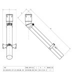 KIT RACCORD LONG TUBAGE 45 DEGRES A CLIPSER
