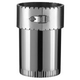 Raccord gaufré pour conduit flexible et emaillé 80 100 130 150 180 mm