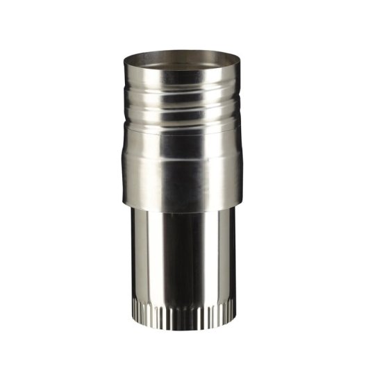 Raccord à visser pour conduit flexible Poujoulat et conduit émaillé