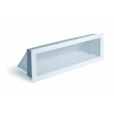 2 Grilles de décompression blanches SOHO 180x90mmvpour coffrage