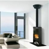 FINITION PLAFOND DECO+ H220 Therminox ø180 ATTENTE noir