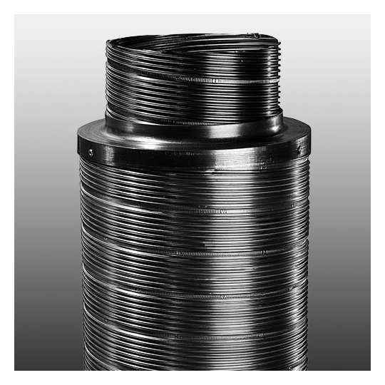 Collier de centrage alu Poujoulat pour tubage de gaine flexible