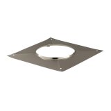 Plaque de couronnement ou plaque d'etancheite 350 x 350 Poujoulat 80 100 150 180 200 130 250 mm