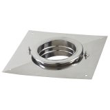 Plaque de couronnement ou plaque d'etancheite à visser 350 x 350 Poujoulat 80 100 150 180 200 130 250 mm