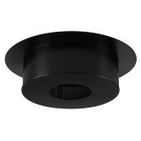 Finition plafond ronde noire pour Poujoulat Therminox150