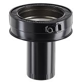 Raccord simple paroi / double paroi vers Émaille P200TZ-..FUM EM Diamètre 200