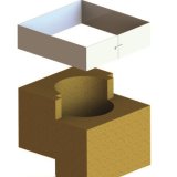 Fourreau isolant rampant Modinox pour Isolation