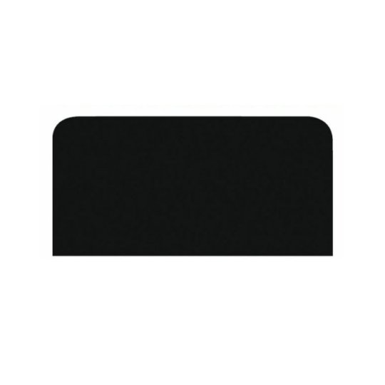 Plaque acier rectangulaire pour couloir