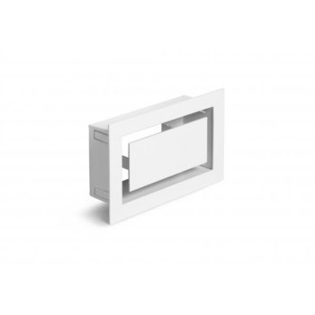 2 Grilles de décompression noires AIR-02 120x65mm
