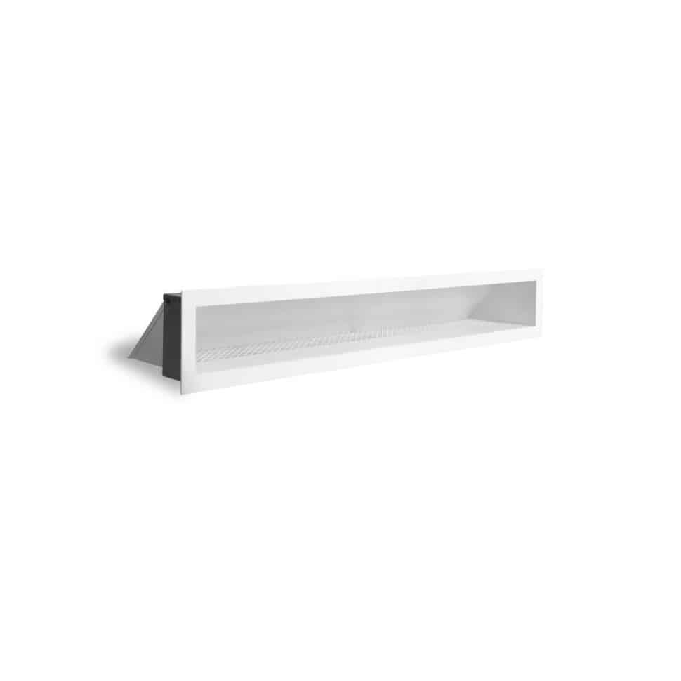 2 grilles de coffrage noires SOHO 740x130mm avec précadre