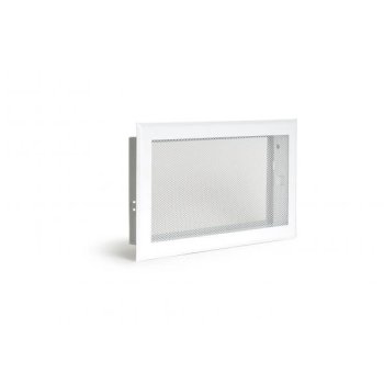 Grille  de décompression ECO blanche 195x60mm avec précadre